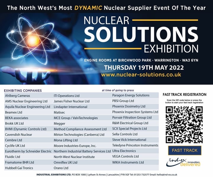 Moore Industries to participitate in Nuclear Solutions Exhibition - Birchwood